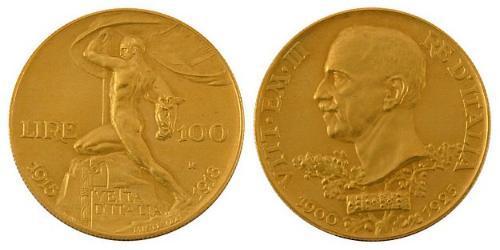 100 Lira 意大利王國 (1861-1946) 金 