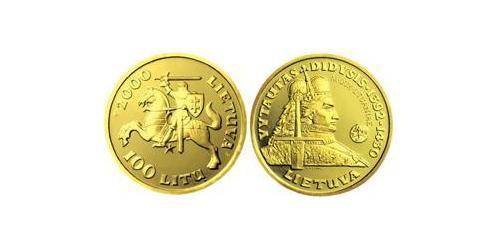 100 Litas Lituanie (1991 - ) Or 