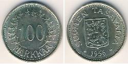 100 Mark Finlande (1917 - ) Argent 