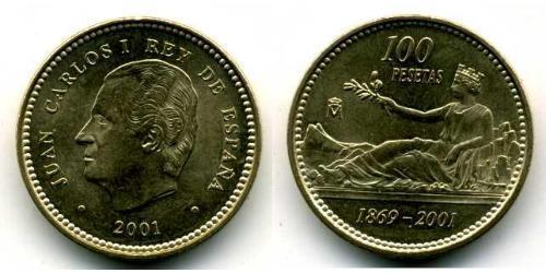 100 Peseta Reino de España (1976 - ) Aluminio/Bronce 