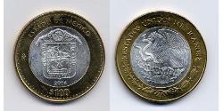 100 Peso Mexique (1867 - ) Bilame 