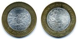 100 Peso Mexique (1867 - ) Bilame 