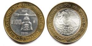100 Peso Mexique (1867 - ) Bilame 