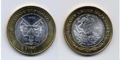 100 Peso Messico (1867 - ) Bimetal 