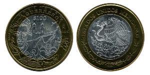 100 Peso Messico (1867 - ) Bimetal 