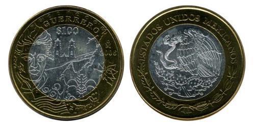 100 Peso Messico (1867 - ) Bimetal 