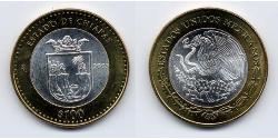 100 Peso United Mexican States (1867 - ) Bimetal 