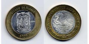 100 Peso United Mexican States (1867 - ) Bimetal 