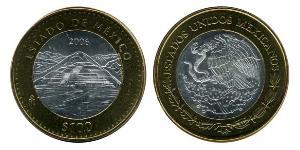 100 Peso United Mexican States (1867 - ) Bimetal 