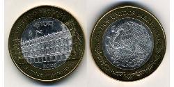 100 Peso 墨西哥 Bimetal 