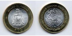 100 Peso 墨西哥 Bimetal 