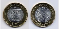 100 Peso 墨西哥 Bimetal 