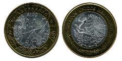 100 Peso 墨西哥 Bimetal 