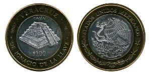 100 Peso 墨西哥 Bimetal 