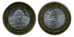 100 Peso Mexiko (1867 - ) Bimetall 