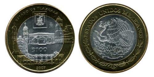 100 Peso Mexiko (1867 - ) Bimetall 