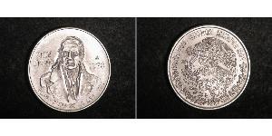 100 Peso Estados Unidos Mexicanos (1846 - 1863) Plata 