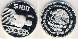 100 Peso Mexiko (1867 - ) Silber 