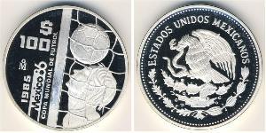 100 Peso Mexiko (1867 - ) Silber 