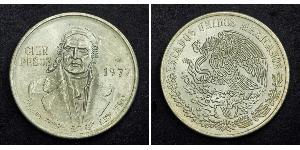 100 Peso Second Federal Republic of Mexico (1846 - 1863) Silber 