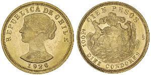 100 Peso 智利 金 