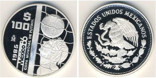 100 Peso 墨西哥 銀 