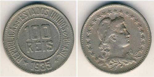 100 Reis Brasilien Kupfer/Nickel 