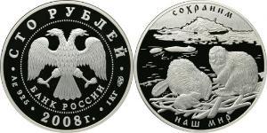 100 Rublo Federazione russa (1991 - ) Argento 