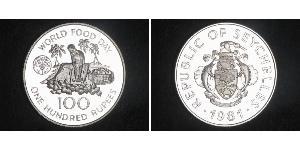 100 Rupee Seychelles (1976 - ) Silver 