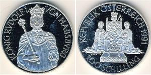 100 Shilling Republic of Austria (1955 - ) Argento 