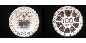 100 Shilling Republic of Austria (1955 - ) Argento 