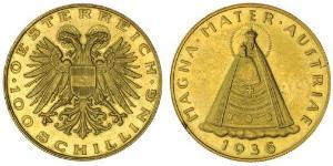 100 Shilling Federal State of Austria (1934-1938) Gold 