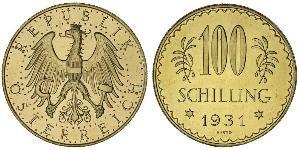 100 Shilling First Austrian Republic (1918-1934) Gold 
