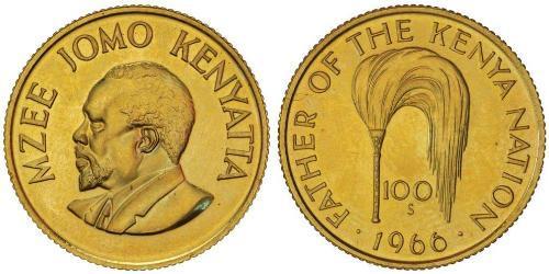 100 Shilling Kenia (1963 - ) Gold Jomo Kenyatta