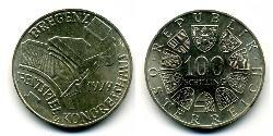 100 Shilling Republic of Austria (1955 - ) Plata 