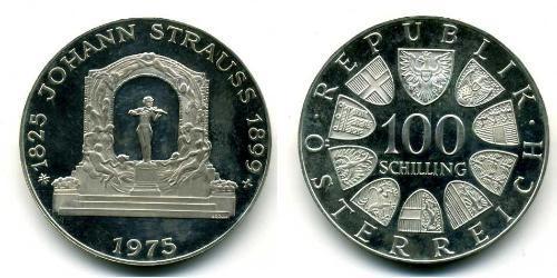 100 Shilling Republic of Austria (1955 - ) Plata 