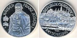 100 Shilling Republik Österreich (1955 - ) Silber 