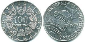 100 Shilling Republik Österreich (1955 - ) Silber 