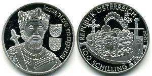 100 Shilling Republik Österreich (1955 - ) Silber 