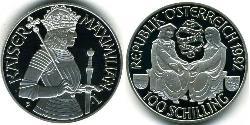 100 Shilling Republic of Austria (1955 - ) Silver 