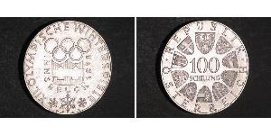 100 Shilling Republic of Austria (1955 - ) Silver 