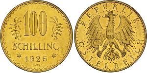 100 Shilling 奥地利第一共和国 (1919 - 1934) 金 