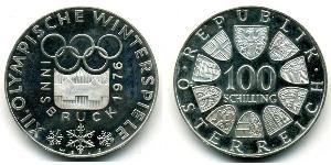 100 Shilling 奥地利 銀 