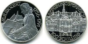 100 Shilling 奥地利 銀 