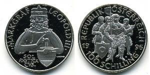 100 Shilling 奥地利 銀 