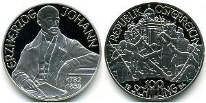 100 Shilling 奥地利 銀 