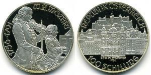 100 Shilling 奥地利 銀 