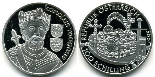100 Shilling 奥地利 銀 