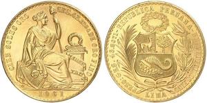 100 Sol Peru Gold 