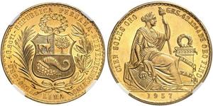 100 Sol Perú Oro 